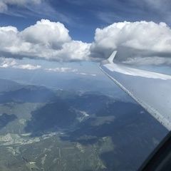 Flugwegposition um 15:03:25: Aufgenommen in der Nähe von Gemeinde Vordernberg, 8794, Österreich in 3221 Meter